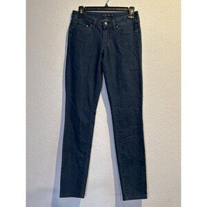 Prana Blue Size 0/25 Skinny Jeans Dark Wash Stretch